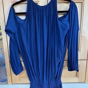 Ramy Brook cold shoulder long sleeve dress Size M
